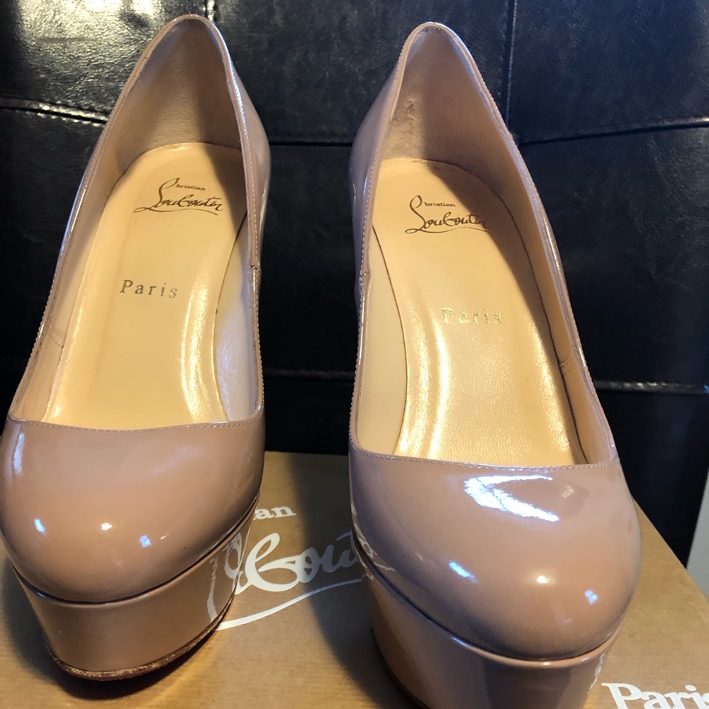 Authentic Louboutin Bianca’s 120